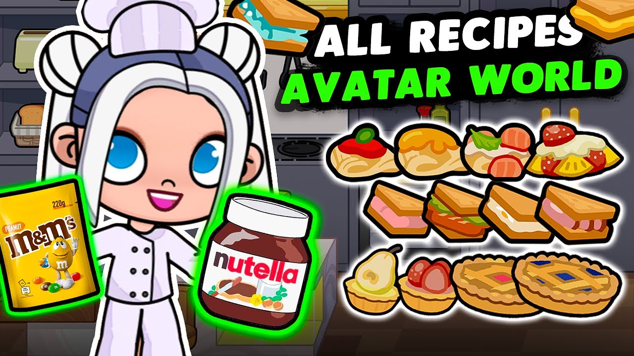 NEW SECRET FOOD! ALL FREE RECIPES in Avatar World! ❤️