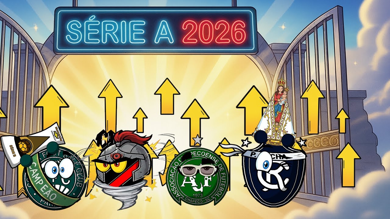 As 4 equipes que subiram para a série A em 2025