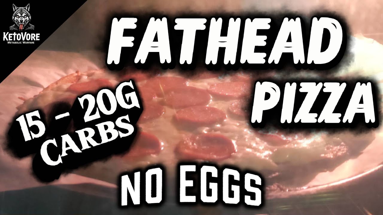 Fathead Pizza Recipe (NO EGGS) | Only 15–20g Carbs for the WHOLE Pizza 🍕🔥