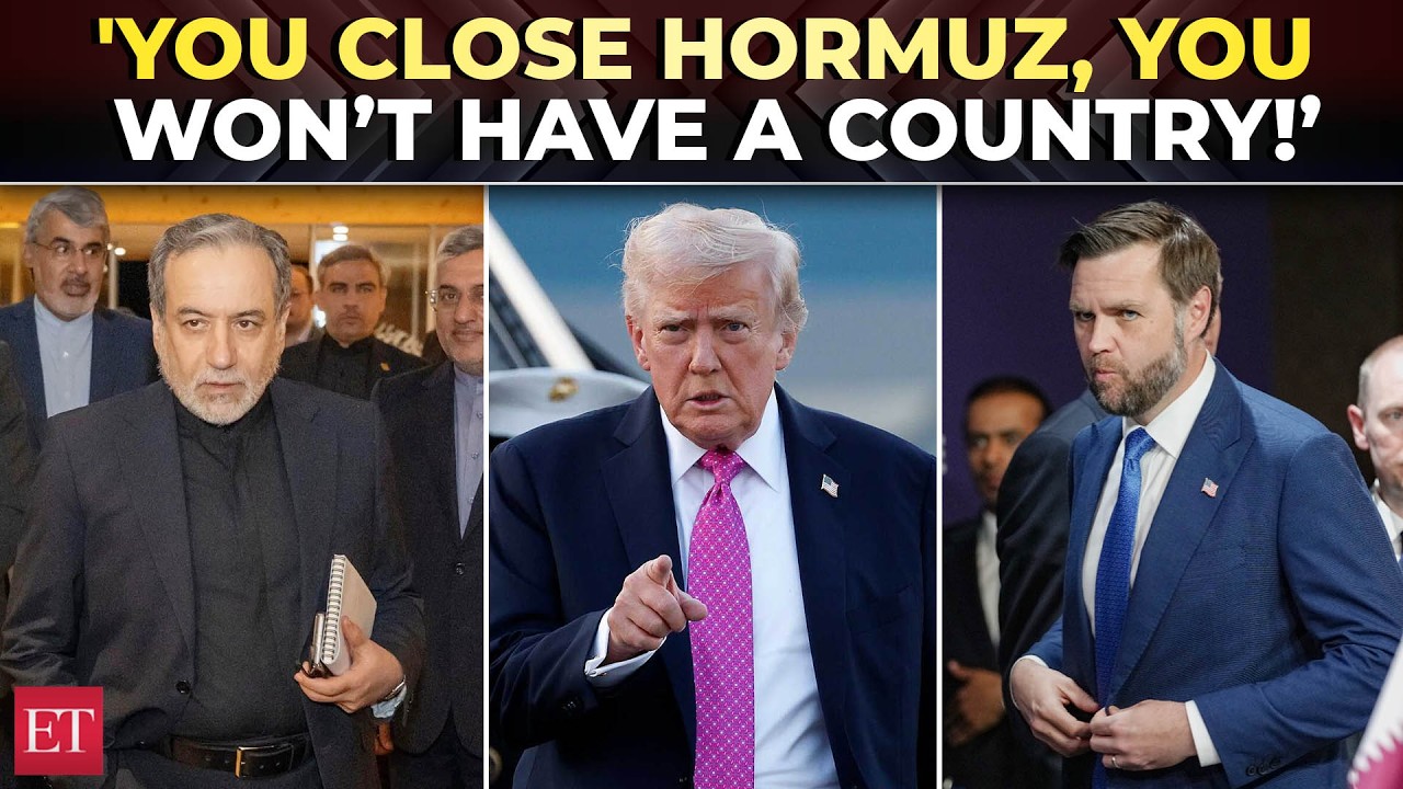 &lsquo;I&rsquo;ll blow the SH*T out of them&rsquo;: Trump issues stark Hormuz threat as Vance meets Iranian delegation