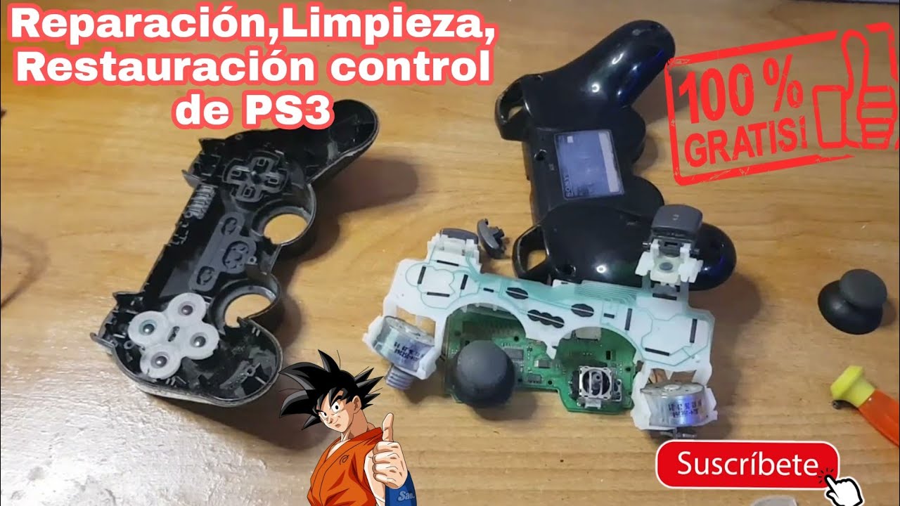 Reparación,Limpieza,restauración control PS3 (facil y sencillo )