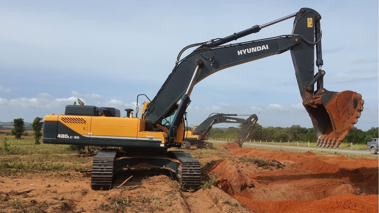 Toàn Cảnh Máy Xúc Hyundai 480LC-9S Làm Việc | Máy Xúc Đất | Earth Excavator