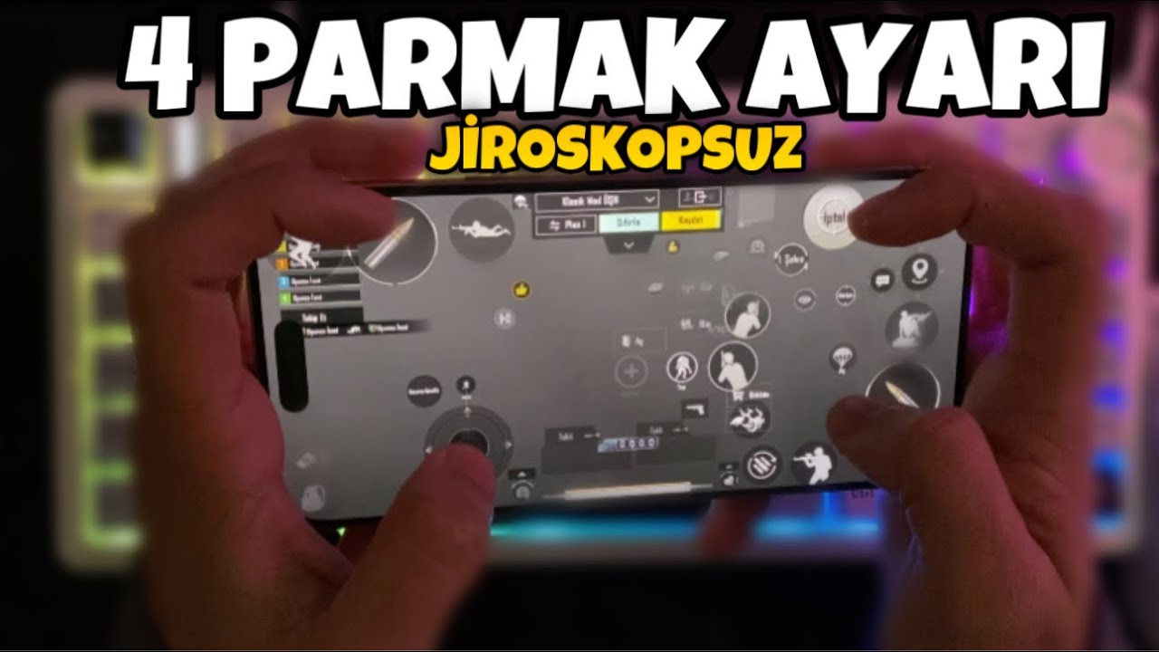 JİROSKOPSUZ EN İYİ 4 PARMAK AYARI❗️BUNDAN HIZLISI YOK! SIFIR GECİKME! 💥 | Pubg Mobile