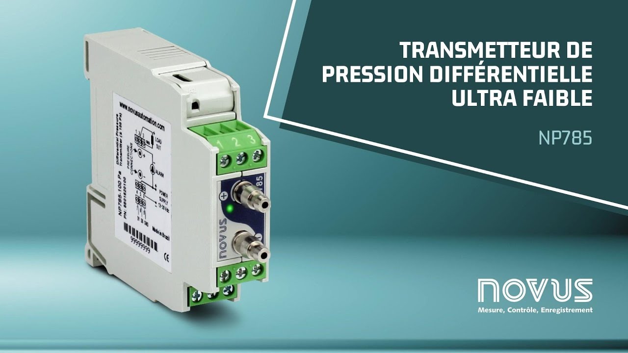 Transmetteur de pression différentielle NP785 | Français