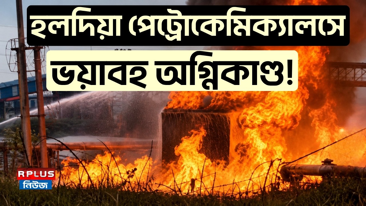 Haldia Petrochemicals Pipeline Fire Incident: হলদিয়া পেট্রোকেমিক্যালসে ভয়াবহ অগ্নিকাণ্ড! | Haldia