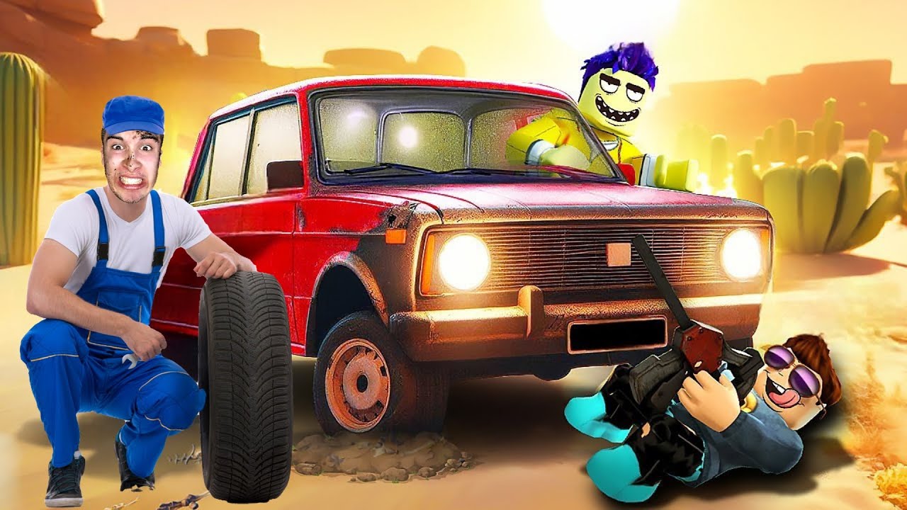 ZAGLAVLJEN SAM USRED PUSTINJE JER MI SE POKVARIO AUTO U ROBLOXU