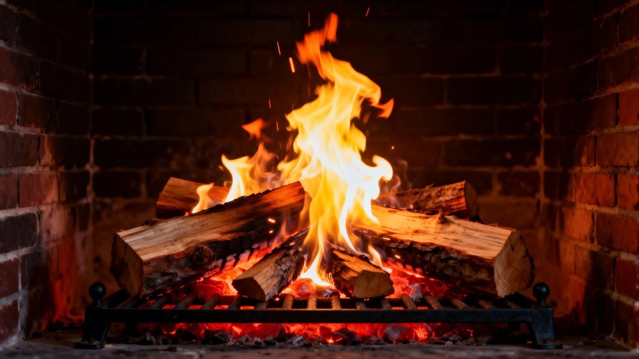 🔥 Cozy Fireplace Ambience LIVE | Crackling Fire Sounds for Sleep, Relax & Stress Relief