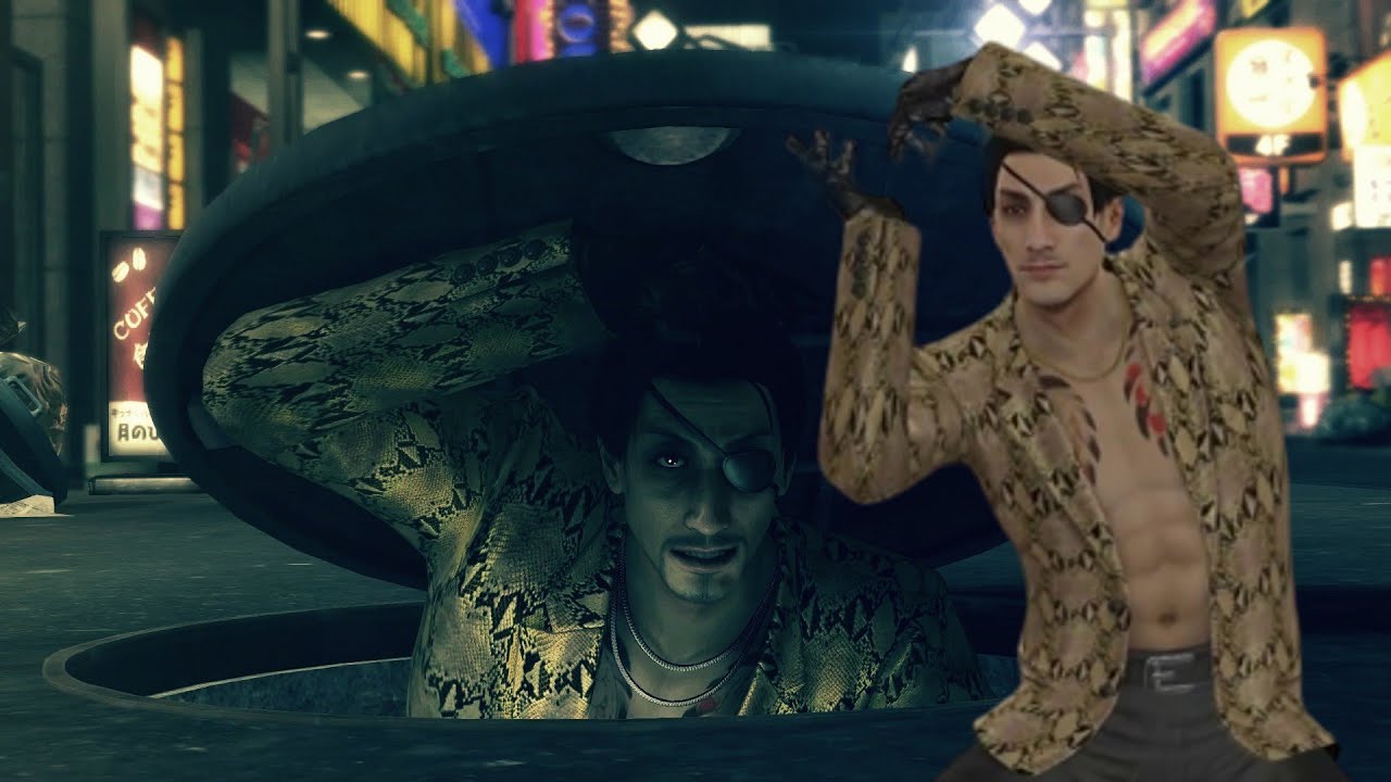 Majima but he's ACTUALLY everywhere