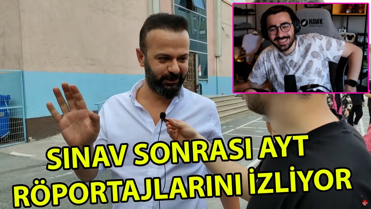 Videoyun AYT Sonrası Röportajları İzliyor