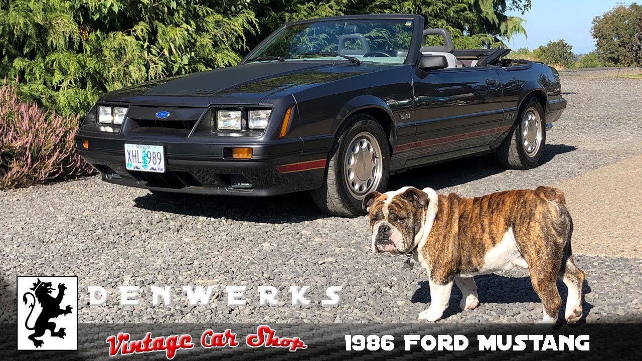 Ford Mustang GT 1986 года выпуска - 5.0 - 5-ступенчатая коробка передач - Denwerks - без резервно...