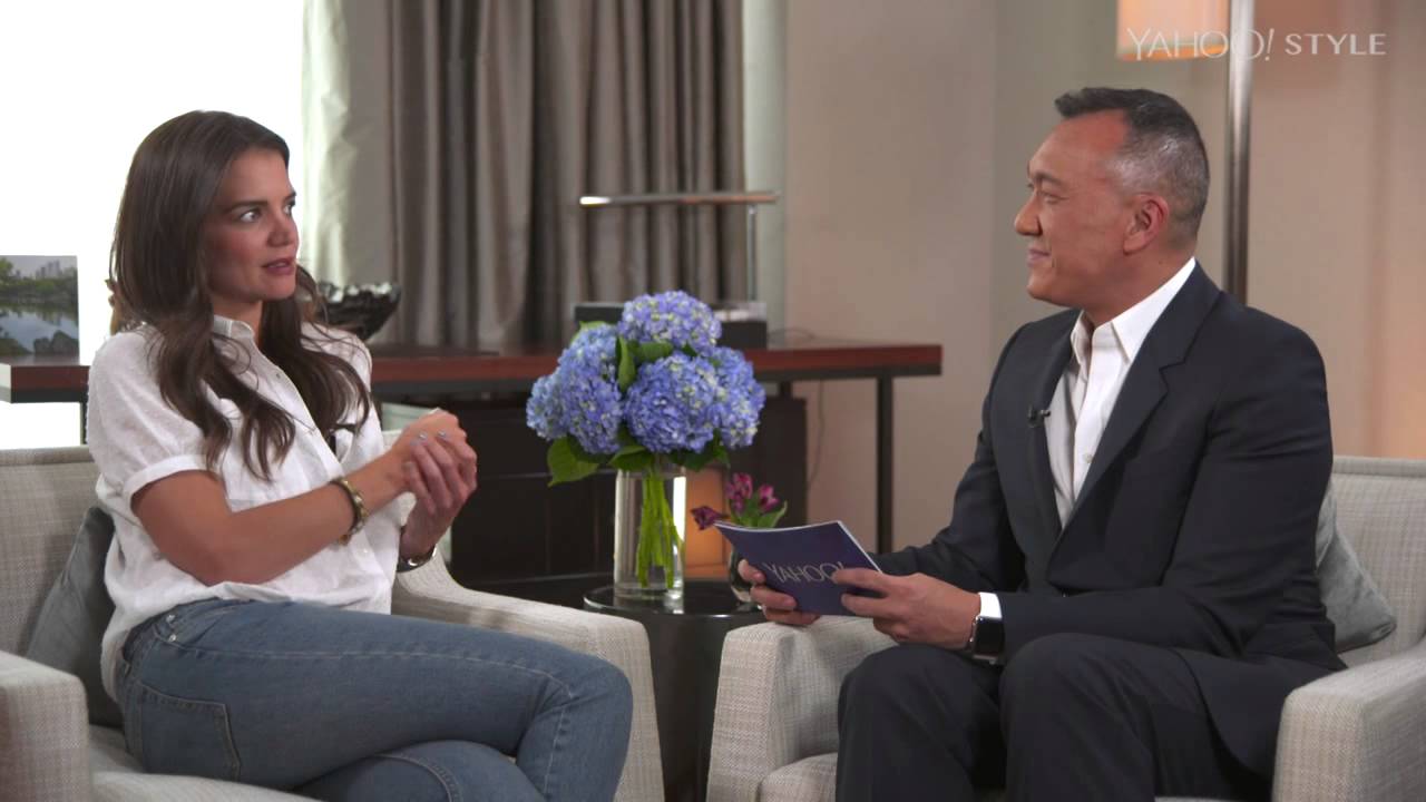 Katie Holmes - Yahoo Style interview