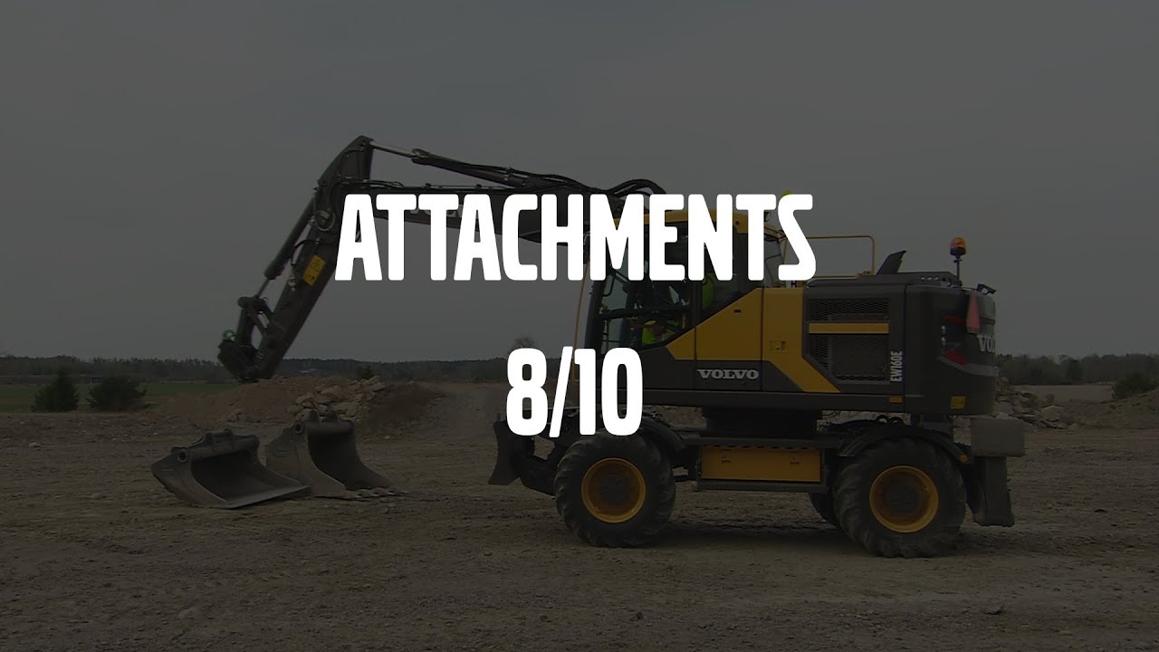 Volvo Wheeled Excavators E-series - Operating instructions - Attachments – 8/10