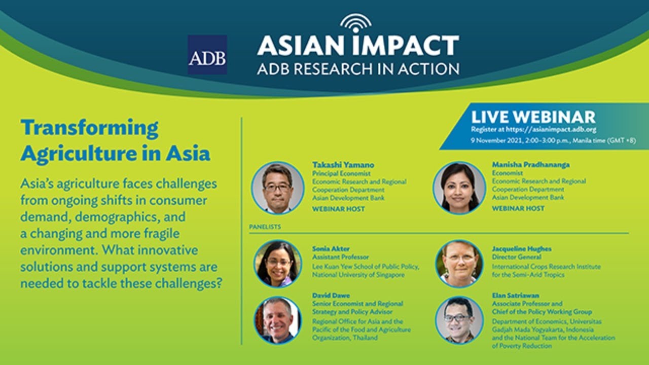 Asian Impact 36: Transforming Agriculture in Asia