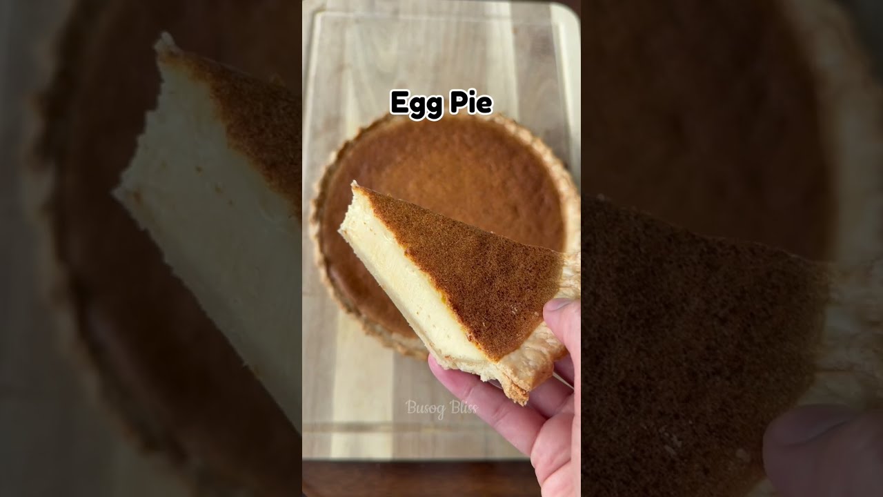 Filipino Egg Pie – Classic Creamy Custard Pie with Caramelized Top