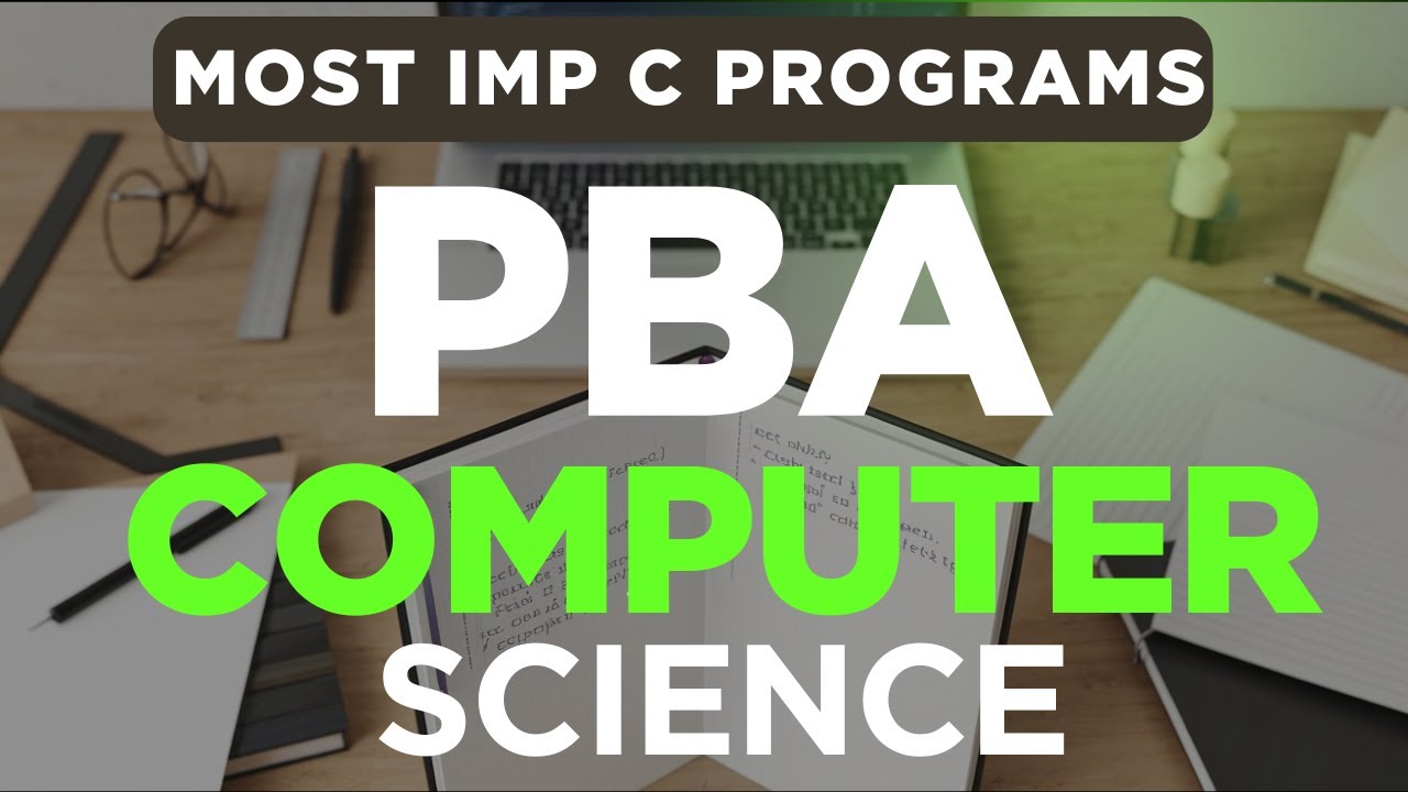 ONE SHOT Computer PBA C language SSC-2  | FBISE in urdu/hindi