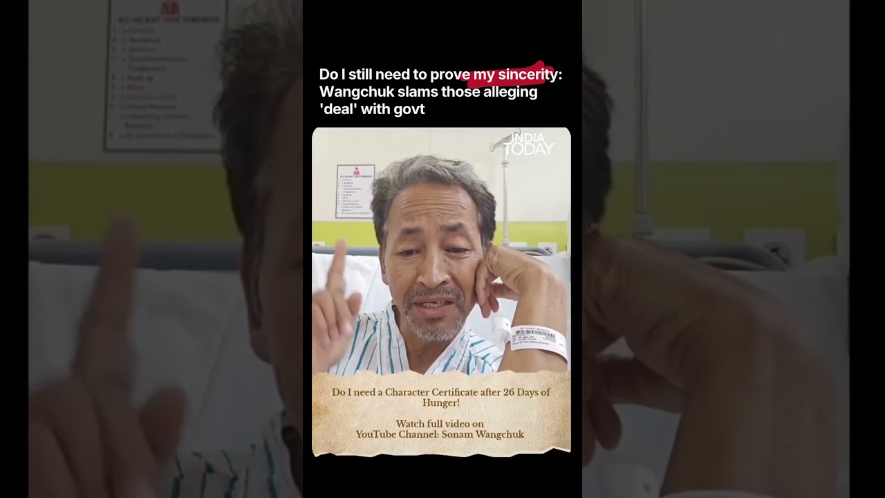Sonam Wangchuk Rejects 'Deal' Claims After Ending 26-Day Hunger Strike |