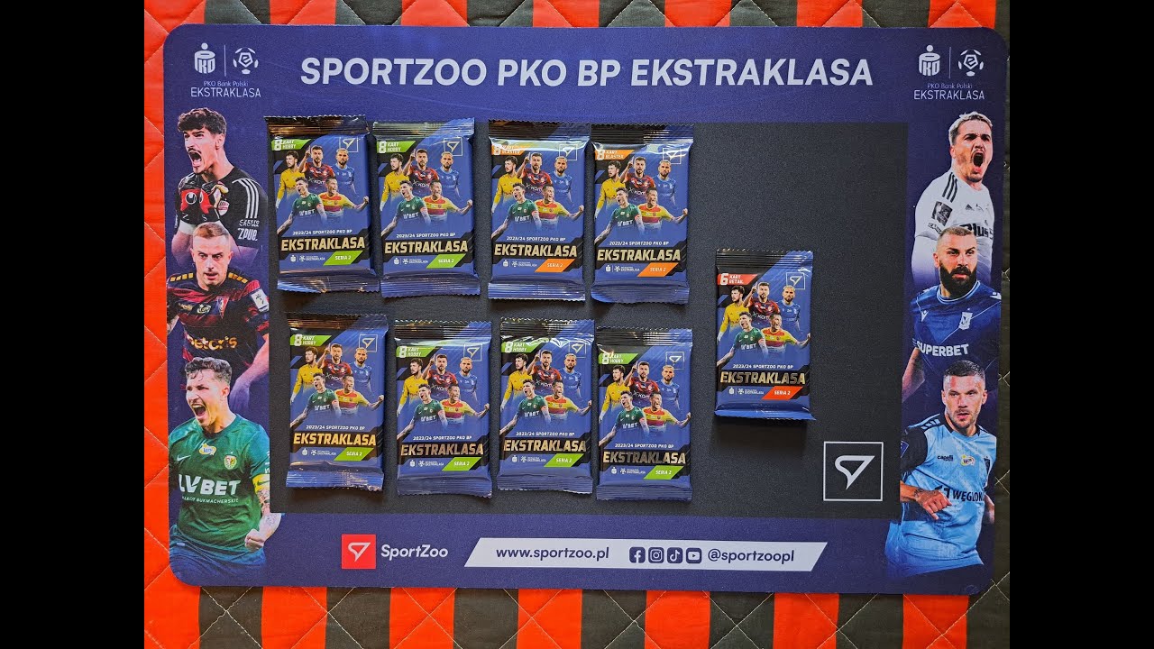 NOWOŚĆ!!! PKO BP EKSTRAKLASA 23/24  SERIA 2 - OTWIERAM 9 RÓŻNYCH SASZETEK - TRZY HITY WPADAJA!!!