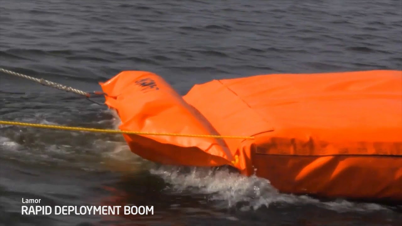 Lamor Rapid Deployment Boom bag with SFB Boom
