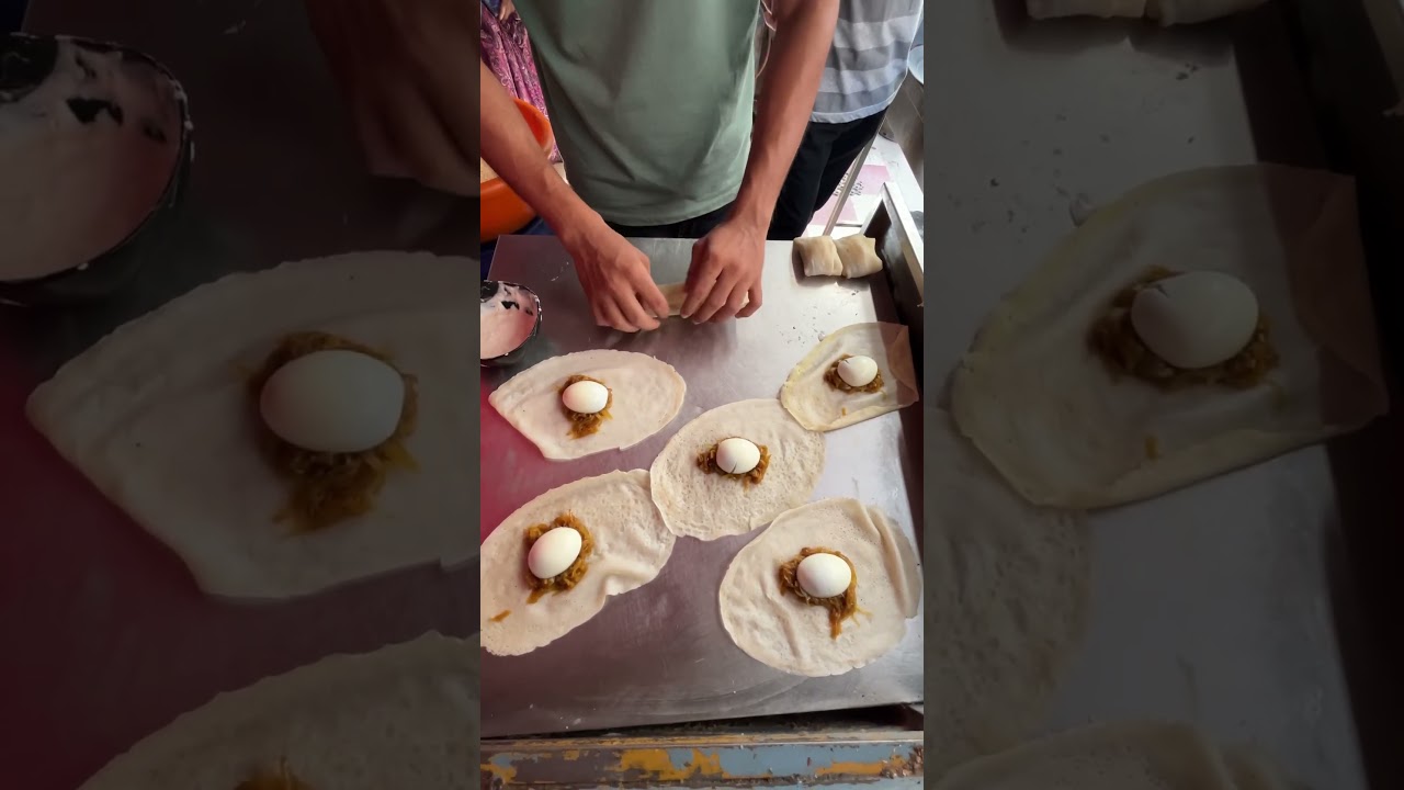Unique way of making egg puff | Street food India
