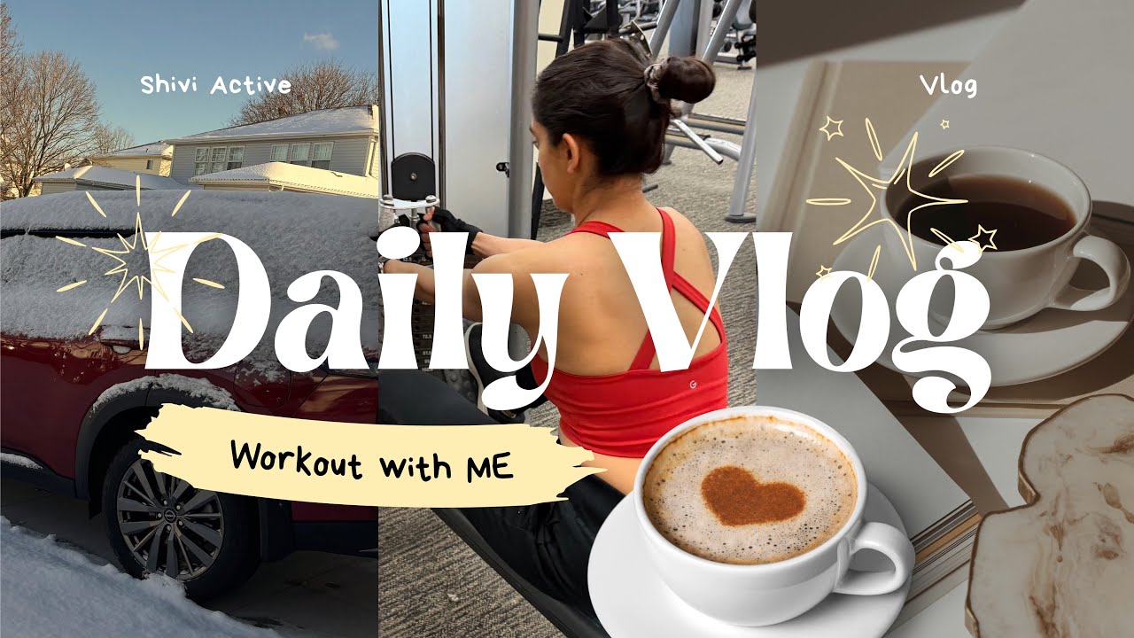 Daily Gym & Winter Morning Routine ❄️ | Back Workout Vlog