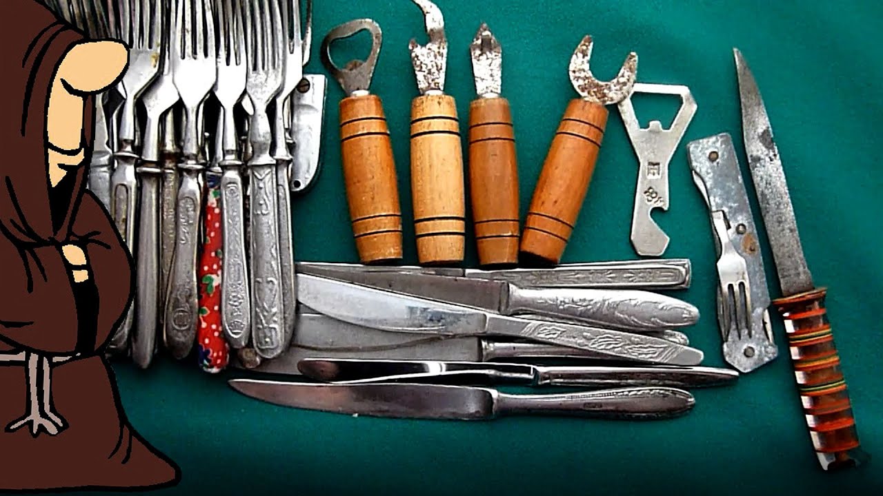 3 кг. ножей и вилок СССР от Андрея (Fotos)  в коллекцию складных ножей СССР / USSR knife collection