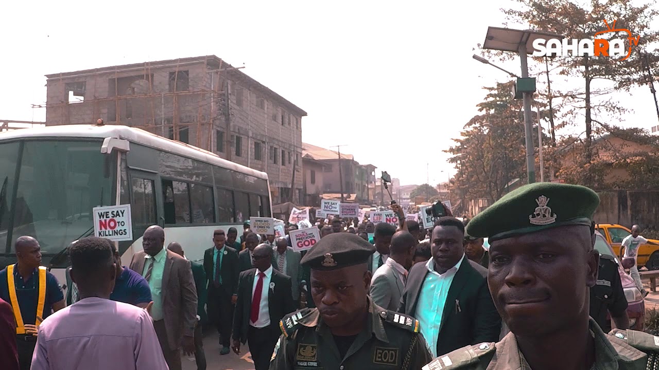 Pastor E.A Adeboye Leads Massive Protest Against Insecurity