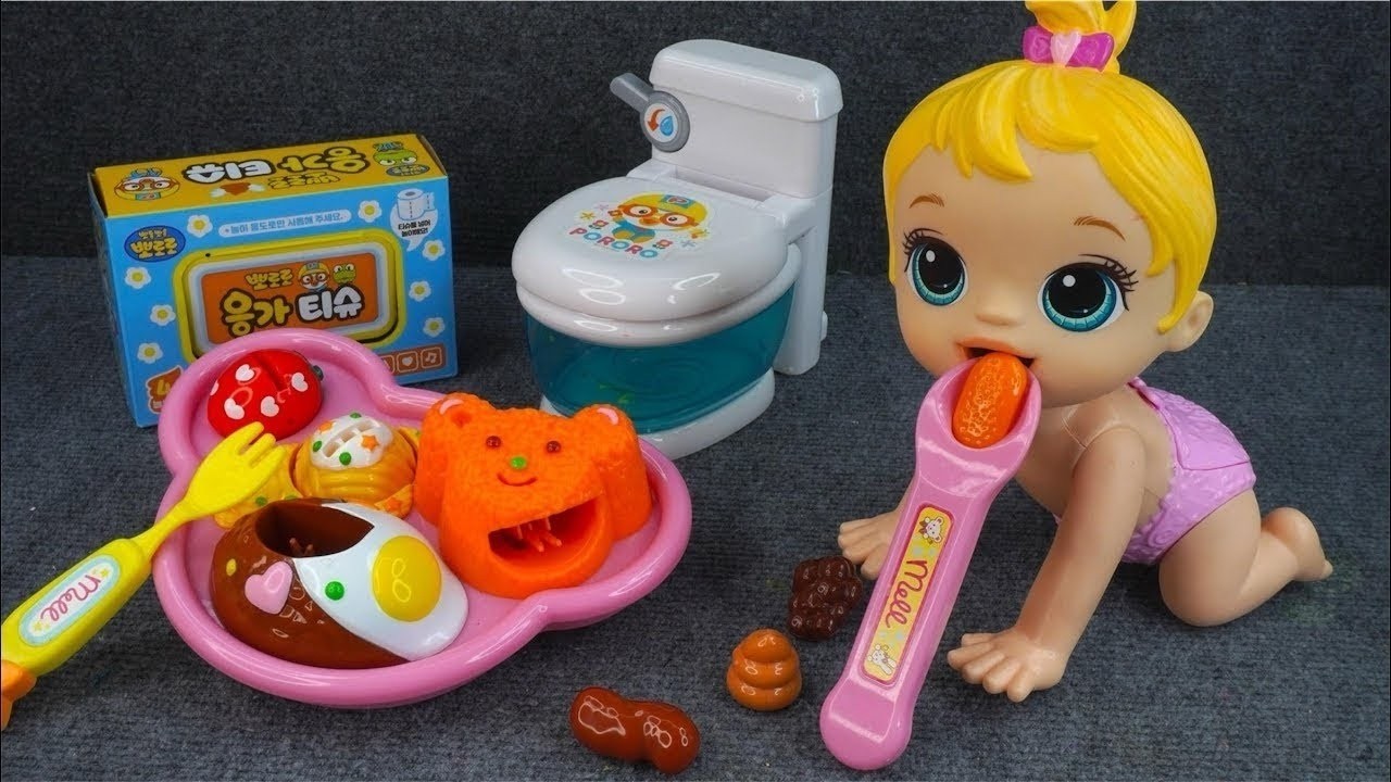 [Toy ASMR] Cocomelon Pinkfong Routine & Doctor Toys 💩 크롱 배변훈련 & 식사놀이 장난감 언박싱 | Satisfying Unboxing