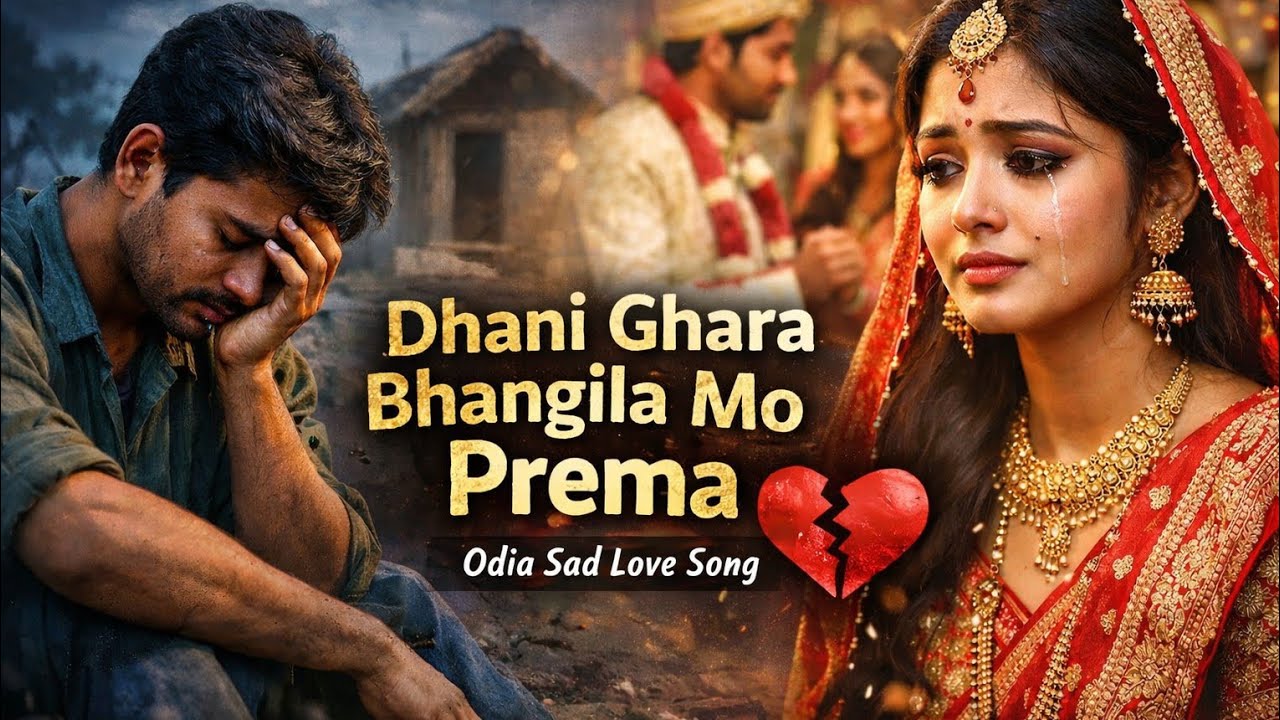 “Dhani Ghara prem mo  Bhangila | Odia Sad Love Song 💔”