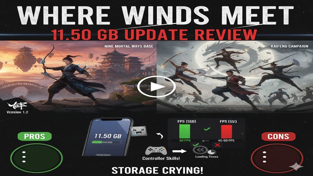 Where Winds Meet 1.2 Update Review: Mistveil Prison,Combat Changes Performance