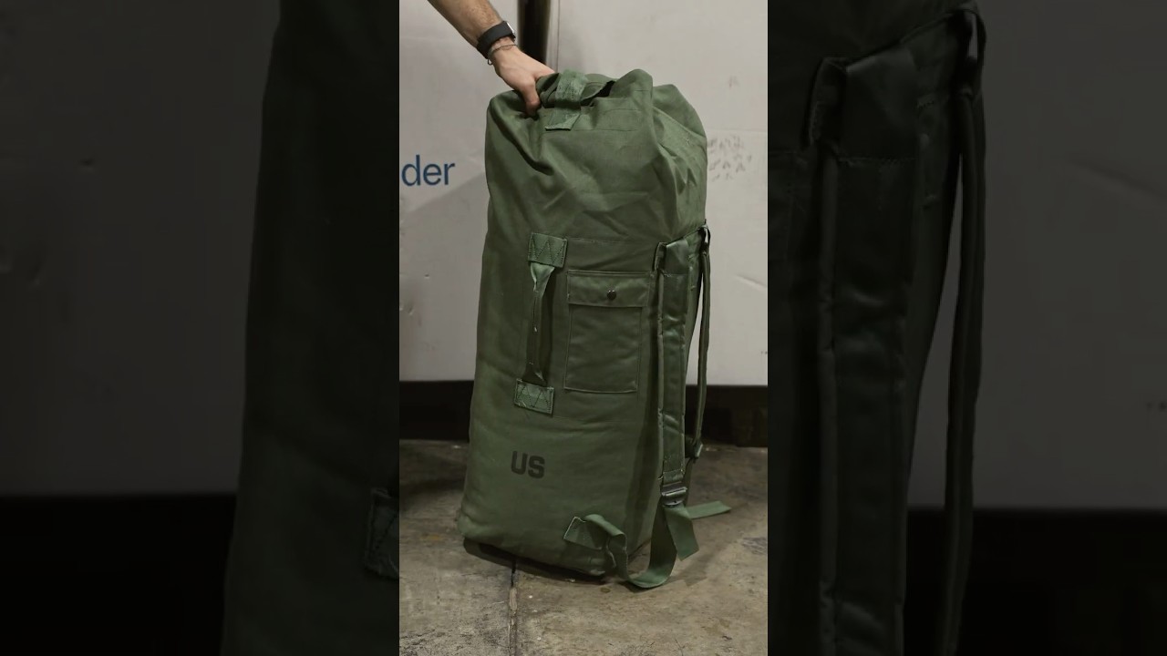 You vs. the bag she told you not to worry about- The U.S. military duffle