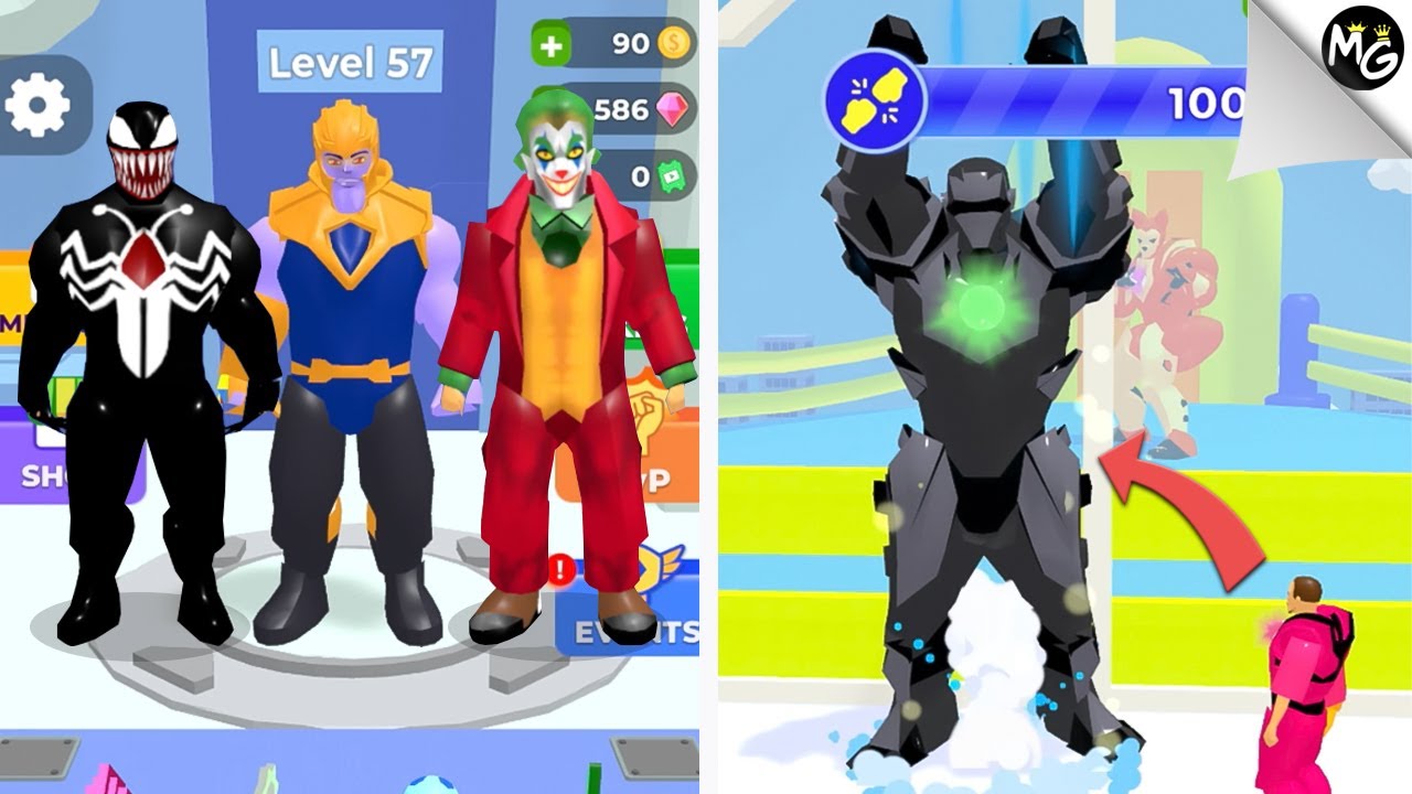 Thanos Venom Dan Joker Membuat Robot Iron Man Hitam | Iron Suit | Musim Gaming