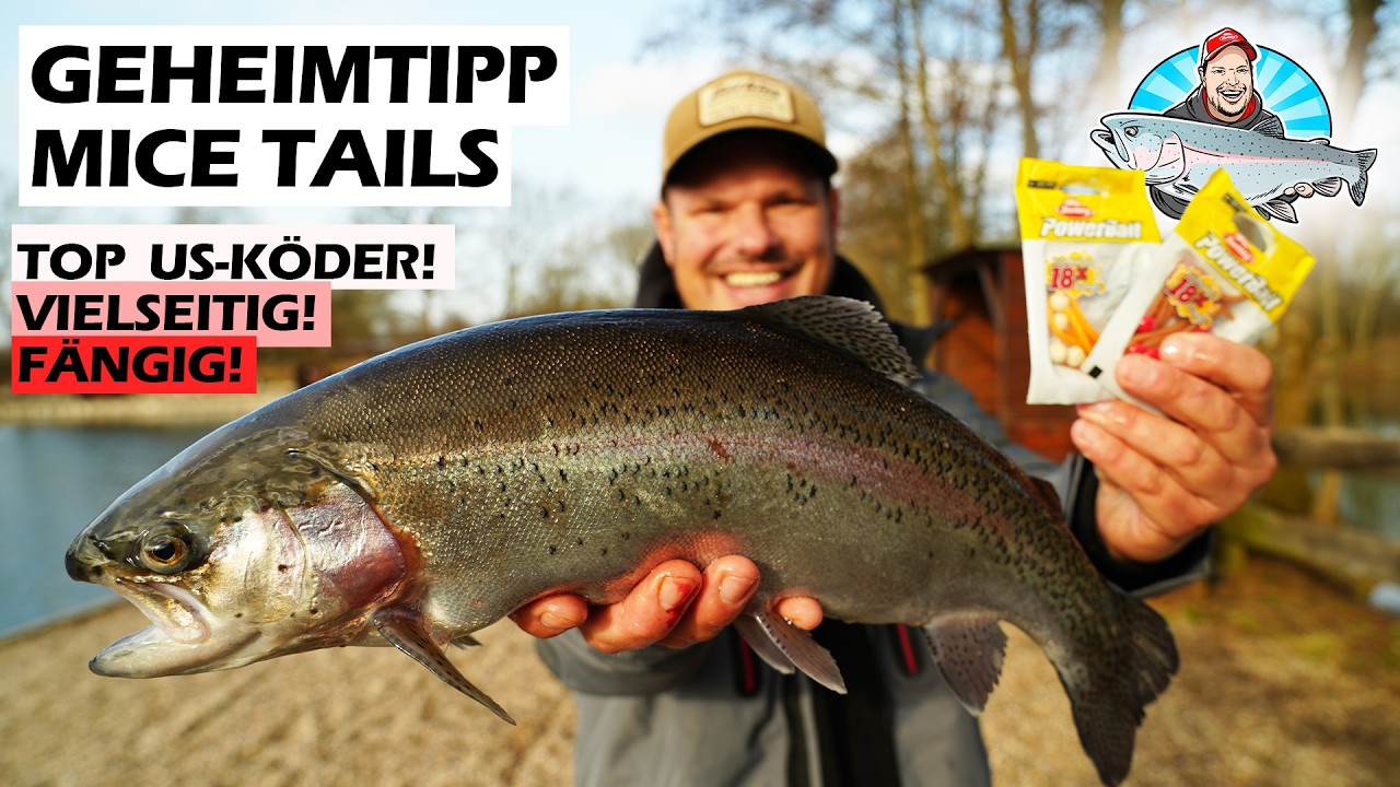 Powerbait Mice Tails im Test 🎣 Fangen diese Mäuseschwänze wirklich Forellen?