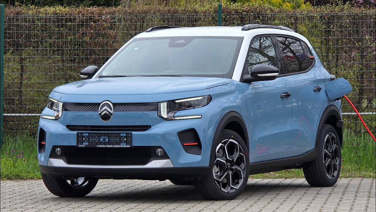 NEW 2025 Citroën ë-C3 MAX 44kWh 113HP Monte Carlo Blue
