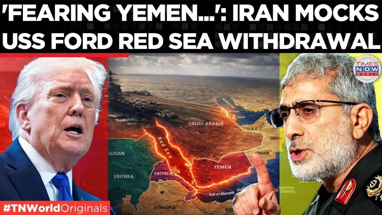 US NAVY HUMILIATED? Iran Taunts USS Ford &lsquo;Fled&rsquo; Red Sea After Wandering For Two Weeks | US-Iran War