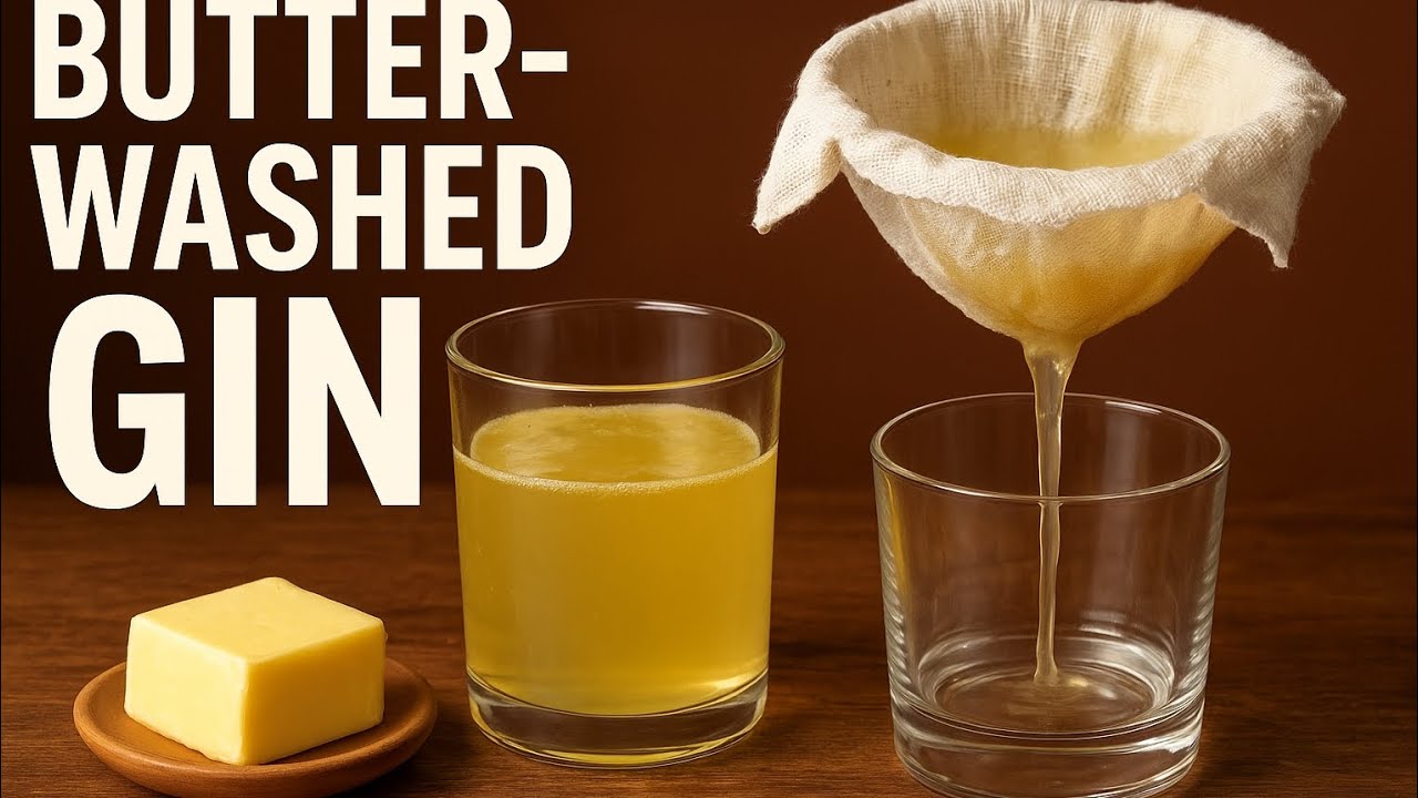 Butter-Washed Gin | Fat-Washing Technique for Cocktails