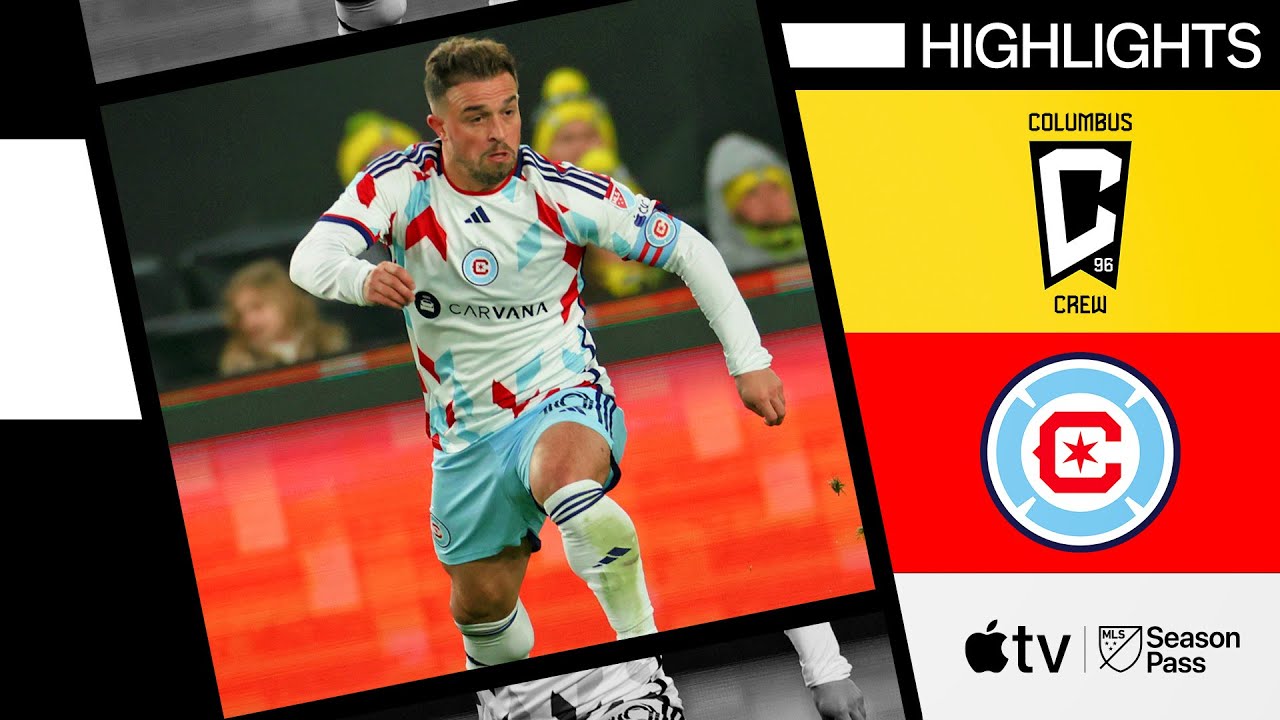 Columbus Crew vs. Chicago Fire | 100TH MINUTE GOAL! | Full Match Highlights