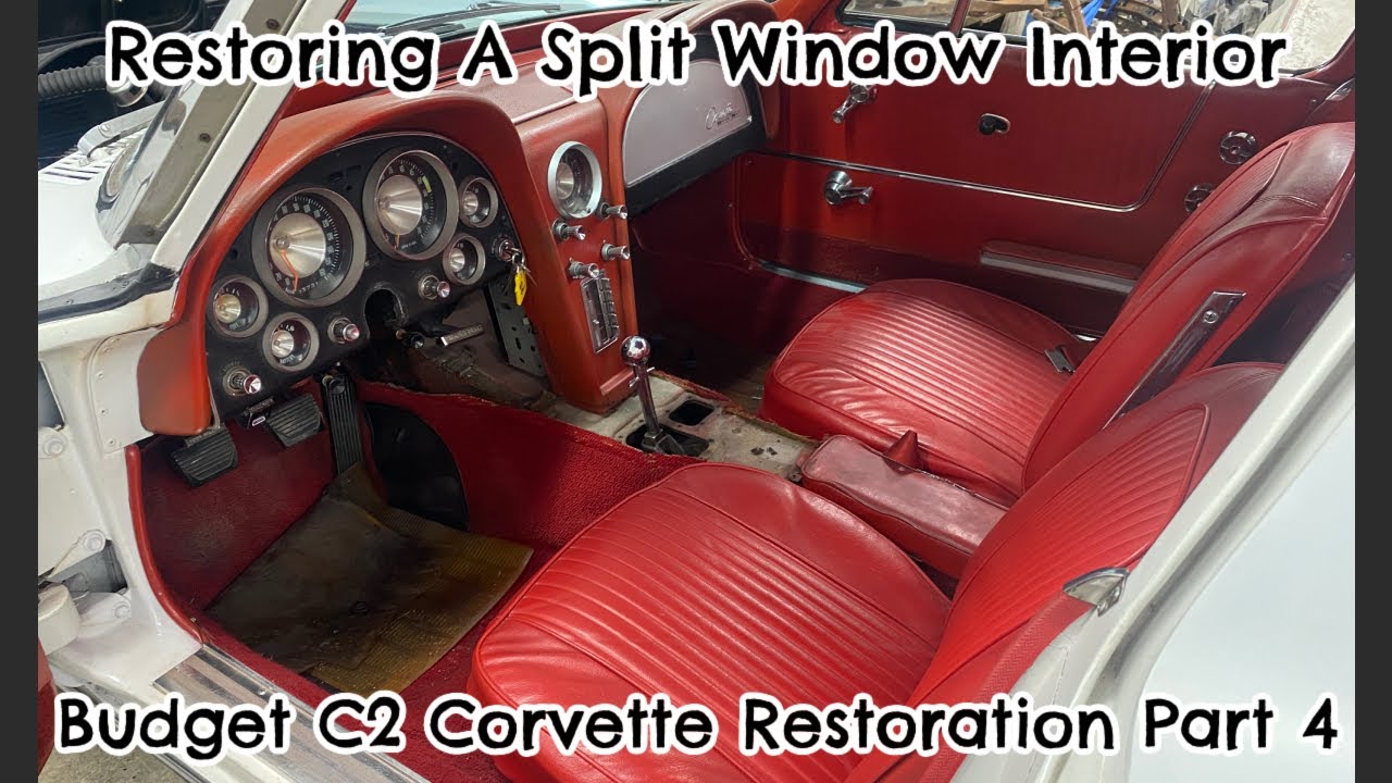 Budget 1963-1967 Corvette Interior Restoration.  How to Freshen Up Your Worn Interior.