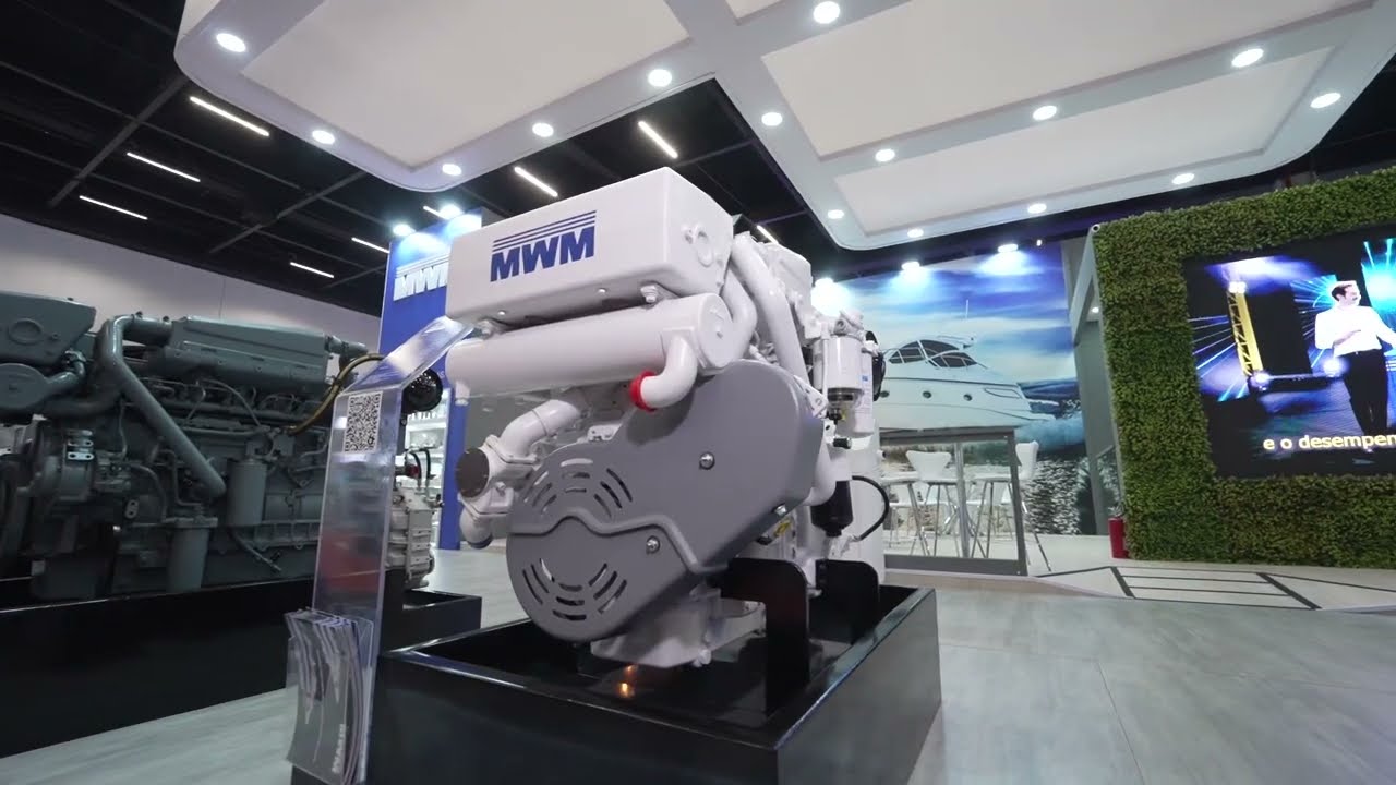 Presidente José Eduardo Luzzi, apresenta as soluções que a MWM expõe na 25ª edição da SP Boat Show.