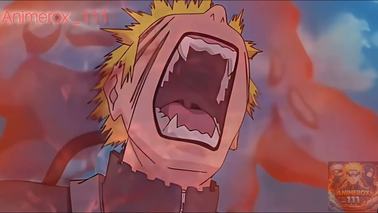 Naruto Completely Lost Control and Unleashed Four Tails Against Orochimaru#naruto #anime #suggestion