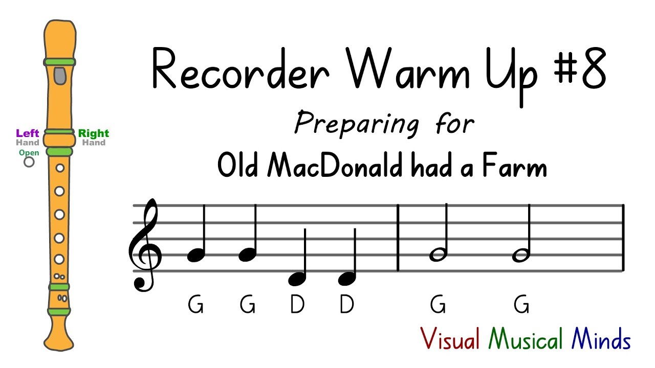 Recorder Warm-Up #8: Preparing for 