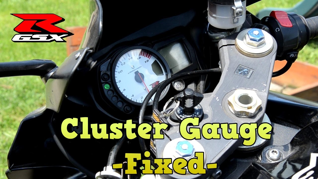 Suzuki GSXR Cluster Gauge Fix - No Gauge Only Neutral Light Works