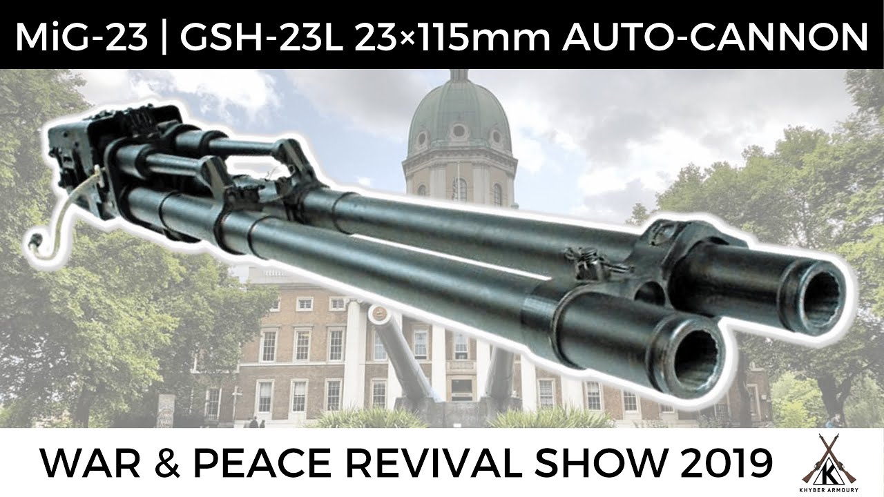 GSh-23L Auto-Cannon in 23&times;115mm | Taken Off A MiG-23 | Cold War Collectables At War And Peace 2019!