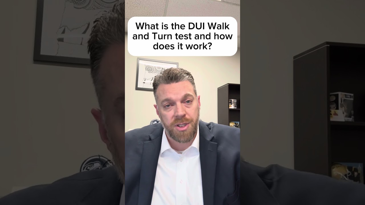 What is the DUI Walk and Turn test and how does it work?