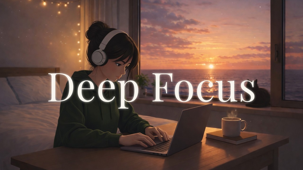 6 Hours Study Music for Deep Focus & Productivity | Calm Ambient Lo-Fi for Work – Afterglow Static
