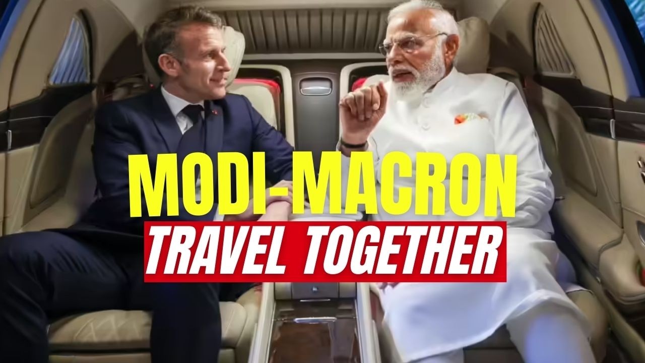 India- France Partnership | PM Modi & Macron Travel The Same Car | MOJO STORY