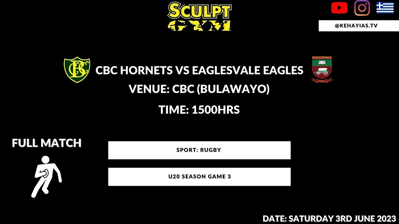 CBC Hornets VS Eaglesvale Eagles || FULL MATCH || U20 Season Game 3