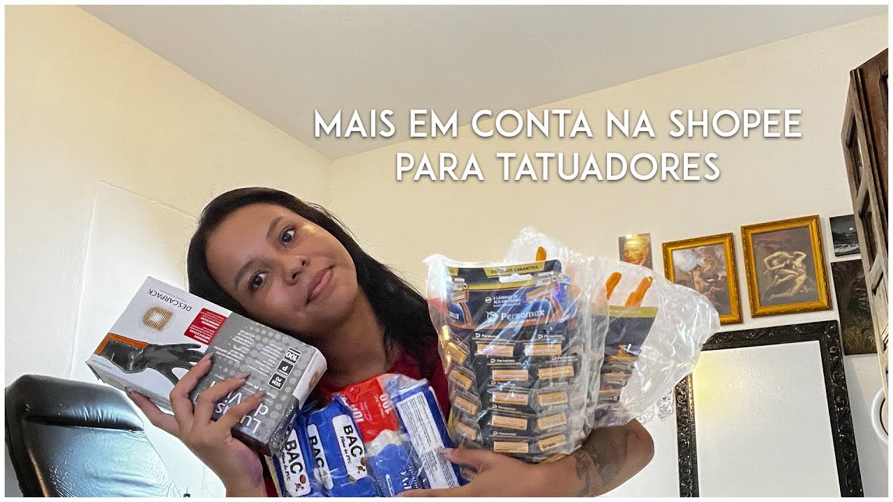 COMPRAS NA SHOPEE QUE VALE A PENA PARA TATUADORES [CAROL SANTOS TATTOO]