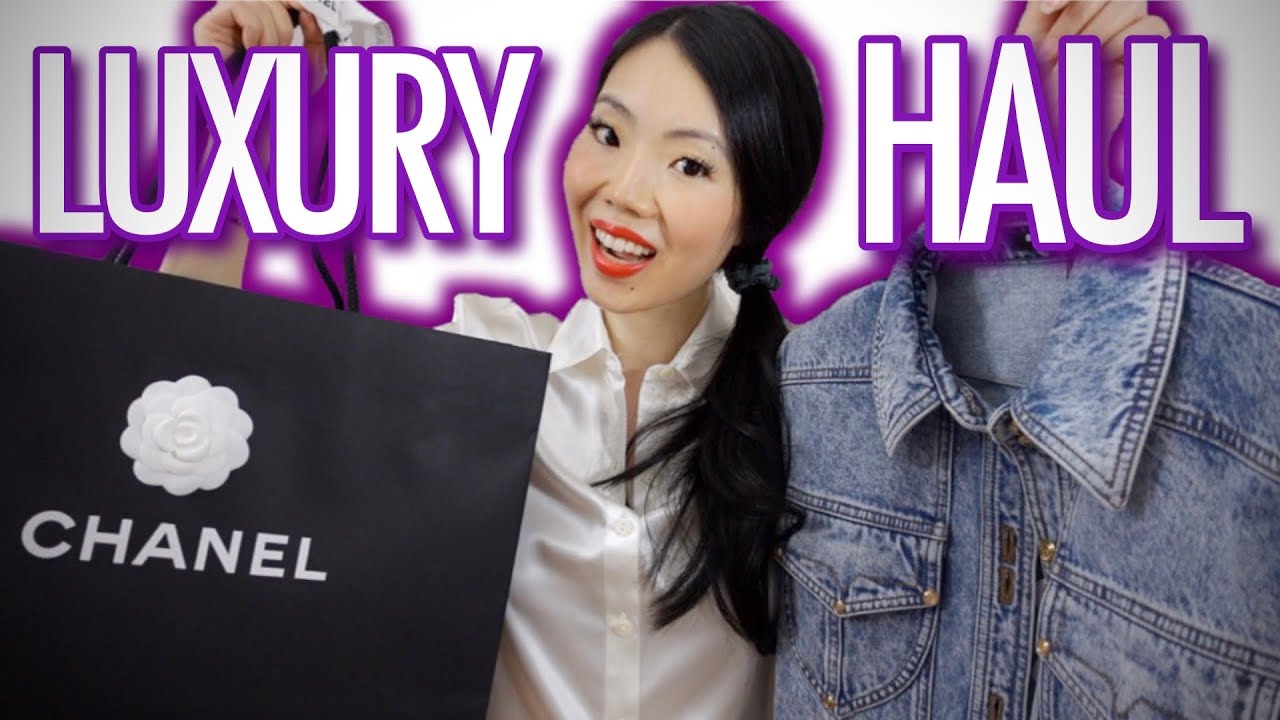 LUXURY STYLING HAUL feat. Chanel Hat, Balmain Denim Jacket + Chanel Micro Bags | FashionablyAMY