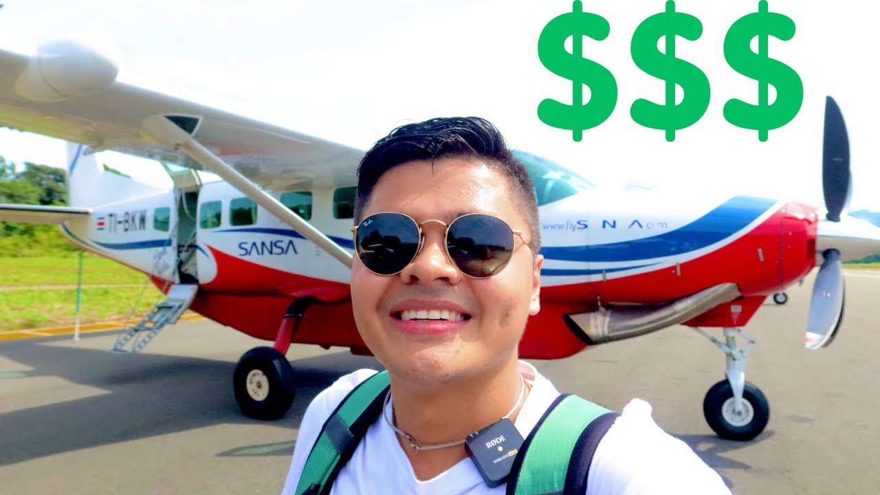 ¿Cuánto CUESTA viajar en AVIONETA dentro de Costa Rica? | 😱😱 💰 💴 💵✈️🇨🇷