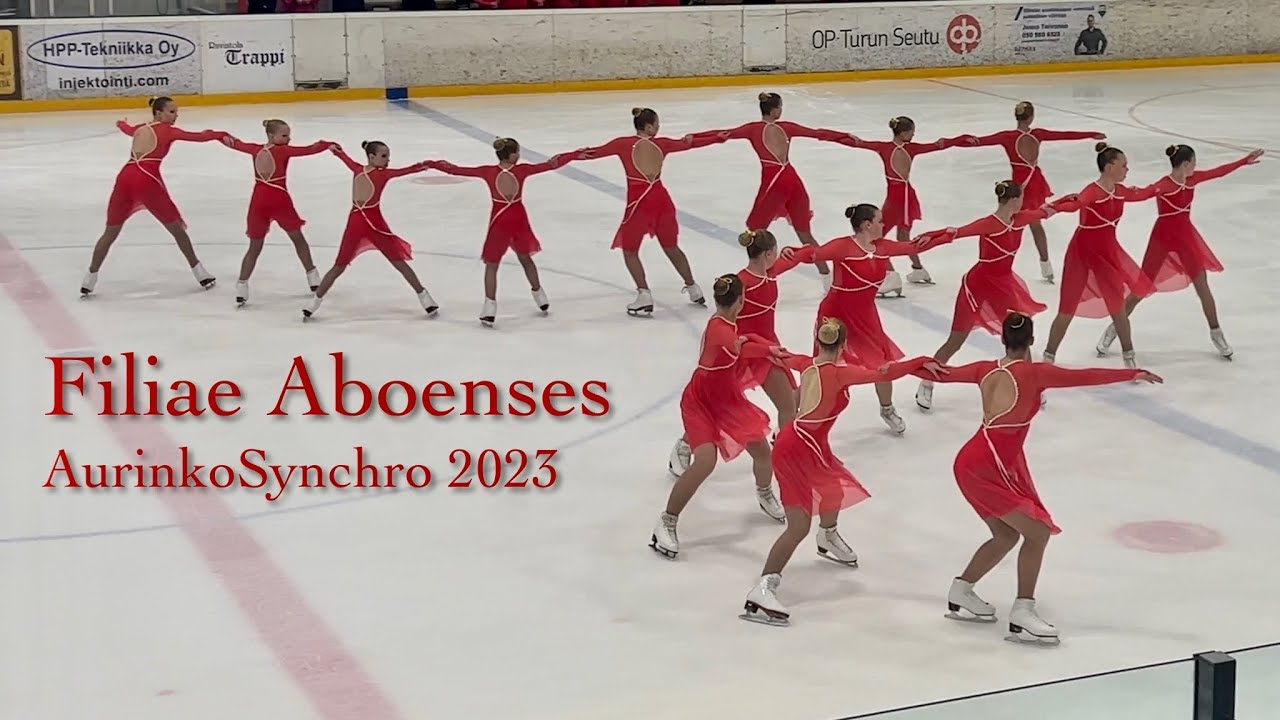 Filiae Aboenses - AurinkoSynchro 2023 - Muodostelmaluistelu Synchronized Skating